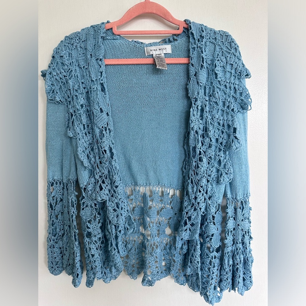 Knit lace bo-ho cardigan